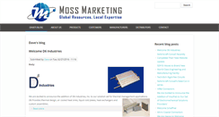 Desktop Screenshot of mossmktg.com